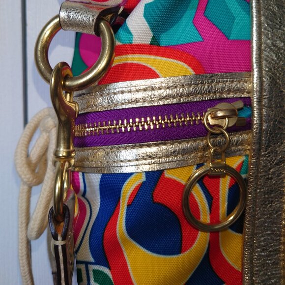 Coach Multicolor Poppy Tote - Picture 13 of 15